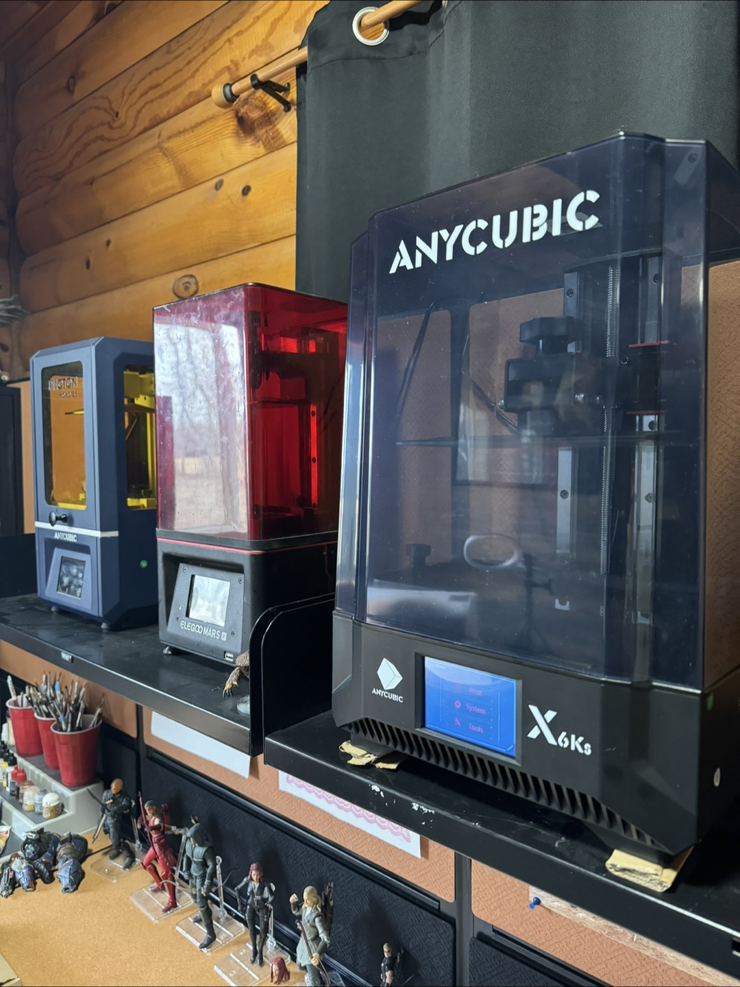 Anycubic 3d Printers (2) Plus Curing Stations etc - photo 2