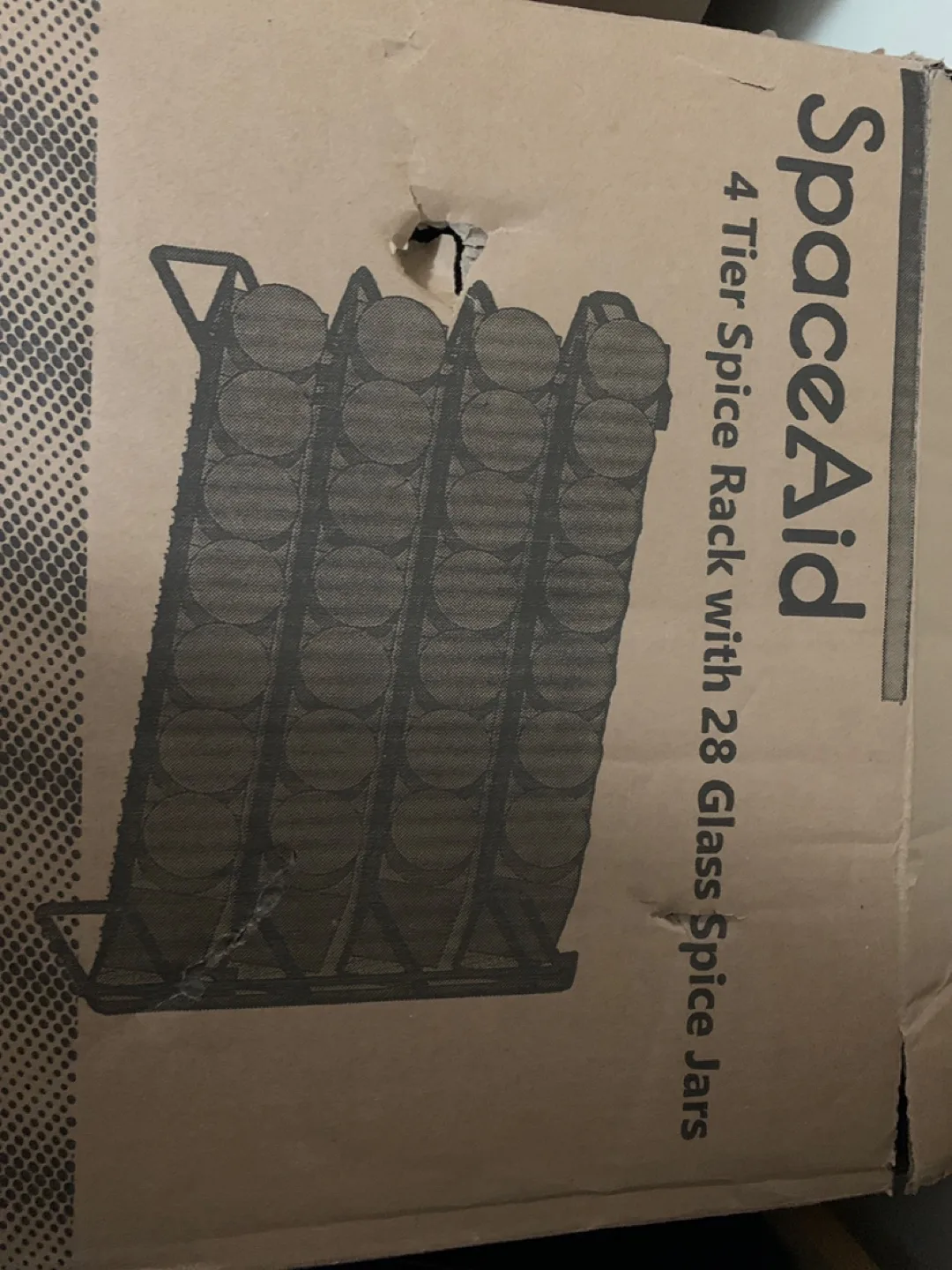 SpaceAid 4-Tier Spice Rack with 28 Jars thumbnail