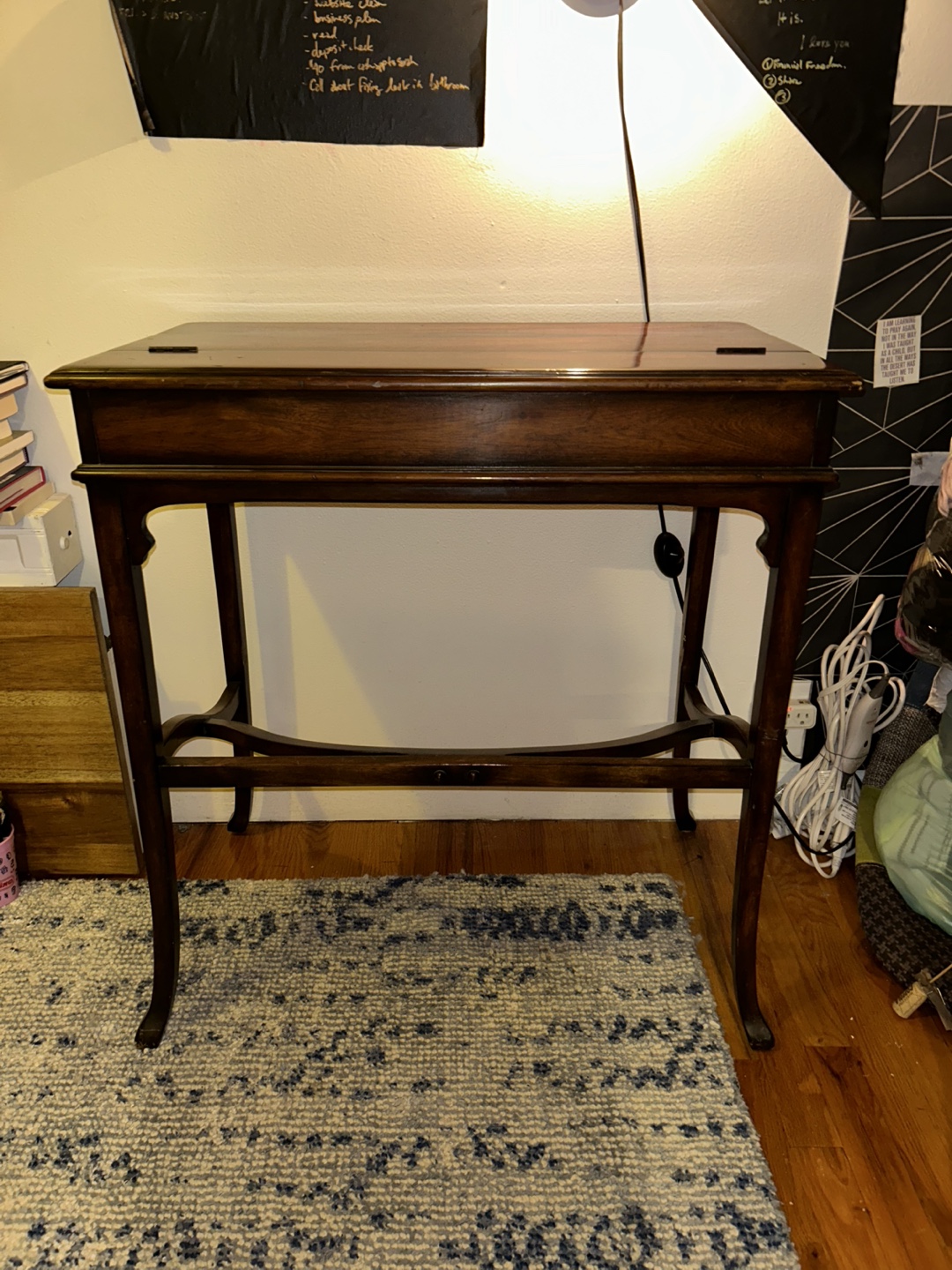 Antique Wooden Secretary Desk - photo 2