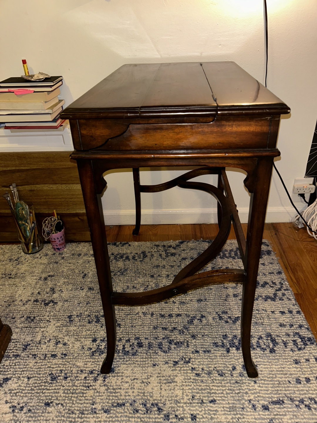 Antique Wooden Secretary Desk - photo 5