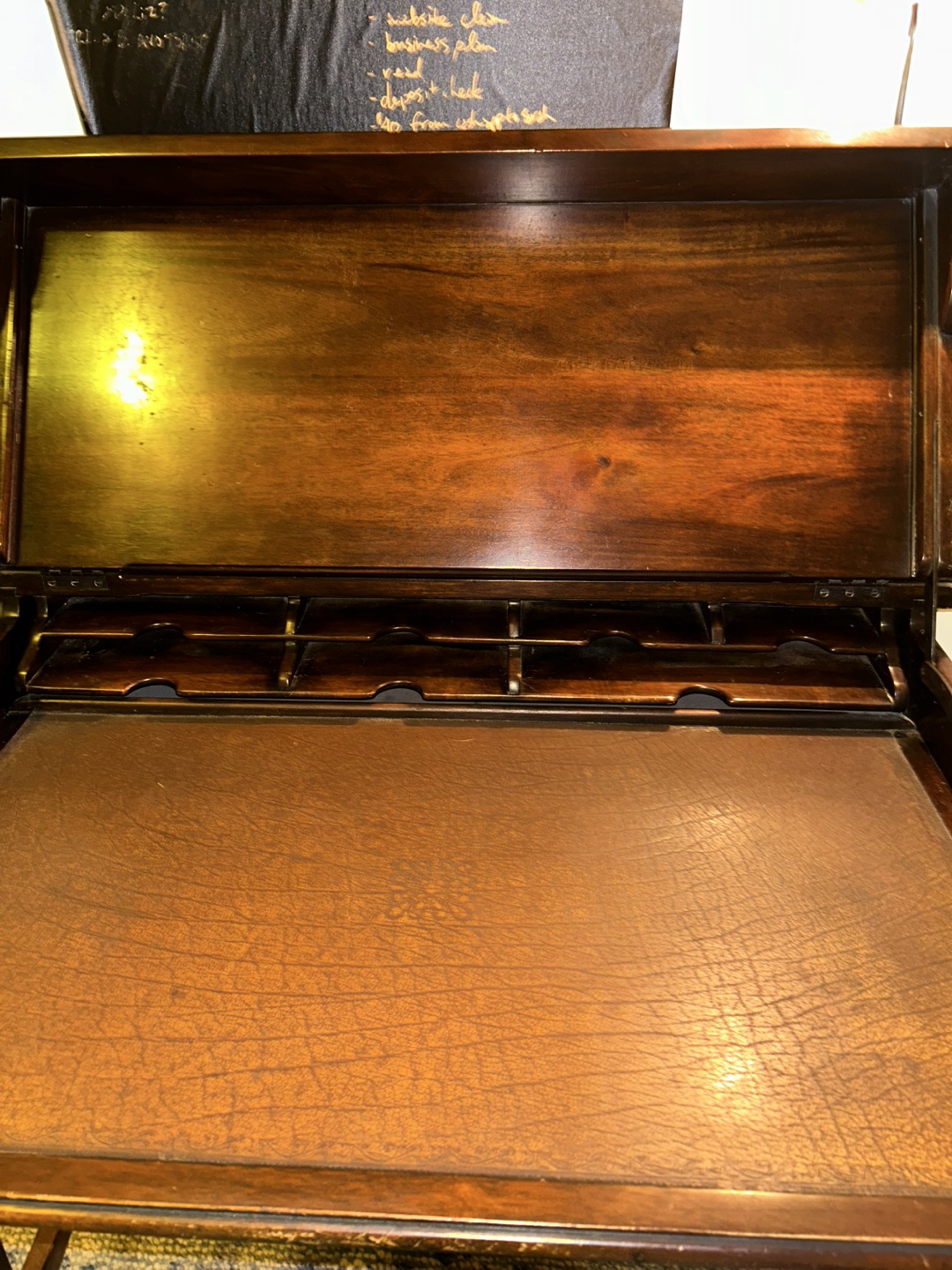 Antique Wooden Secretary Desk - photo 3