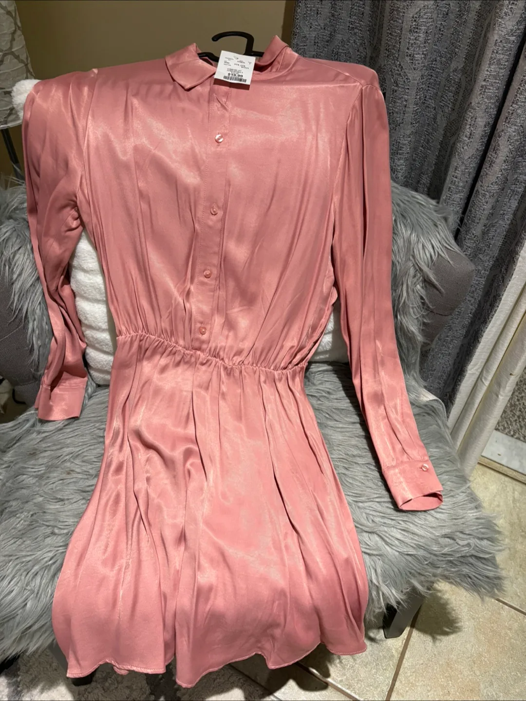 Dusty Rose Zara Mini Dress image indicator(3)