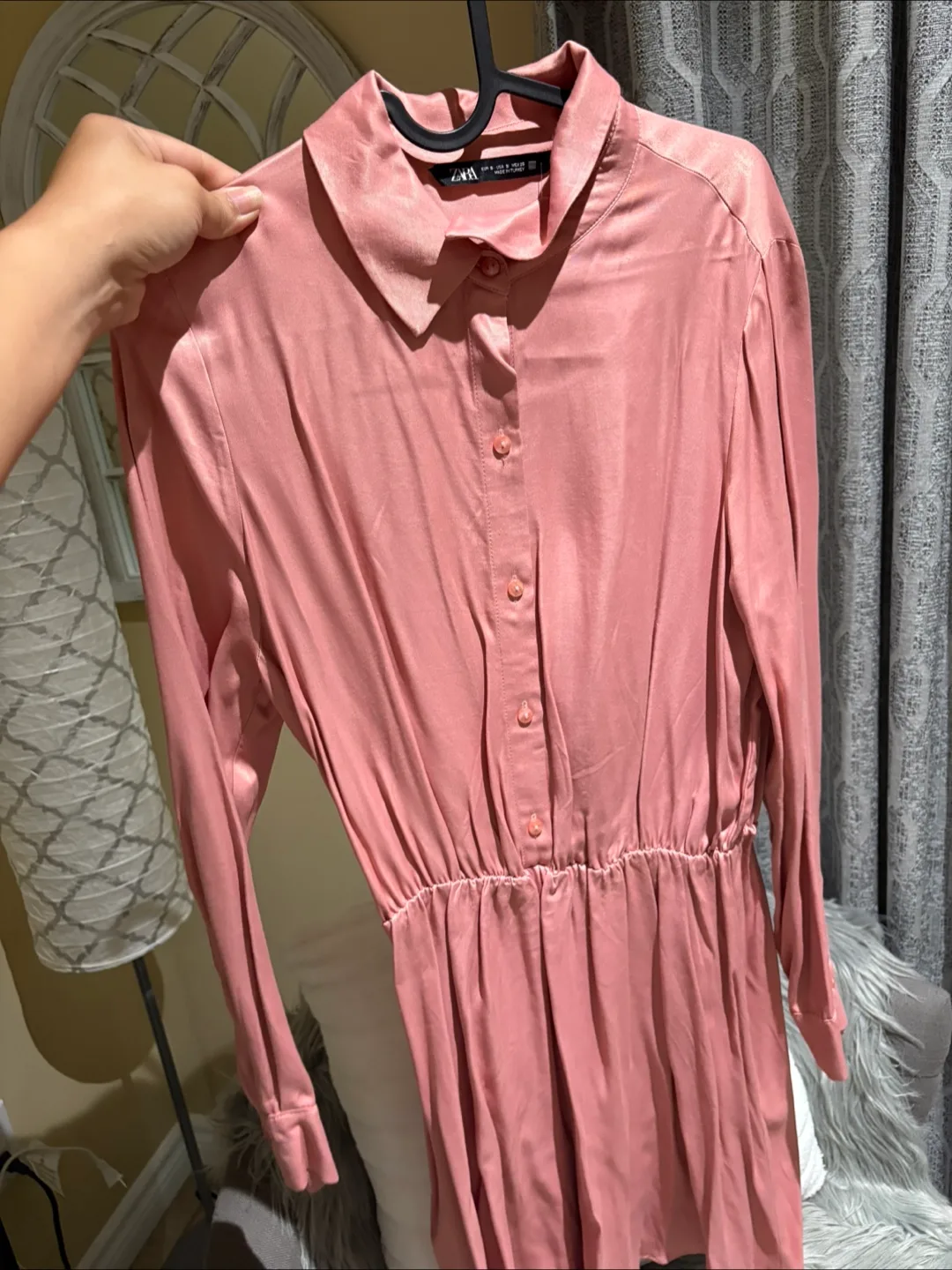 Dusty Rose Zara Mini Dress image indicator(2)