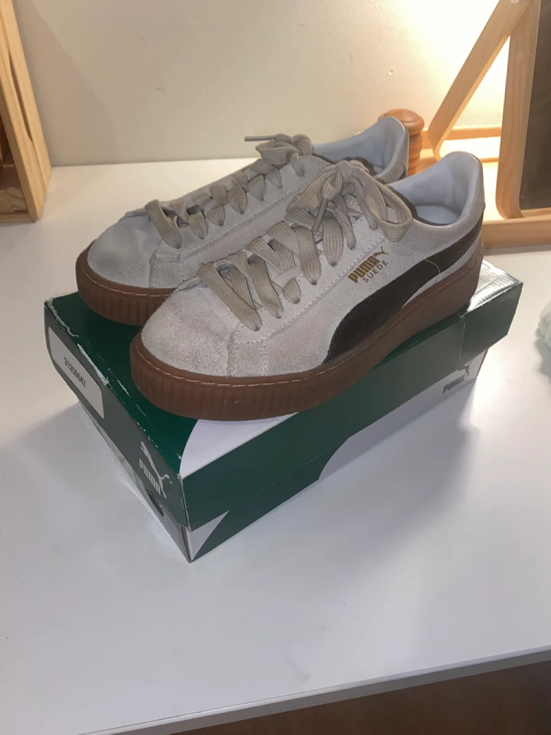 Puma Suede Platform Core Sneakers - Women's Size 6.5 thumbnail