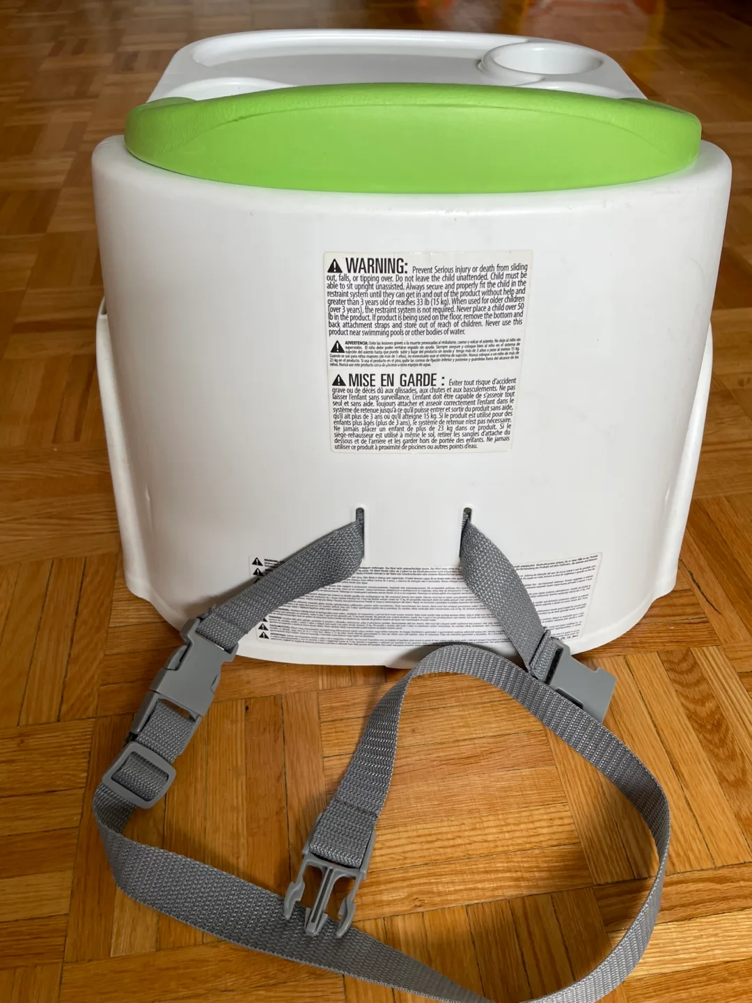 Ingenuity Baby Booster Seat - Lime Green image indicator(4)
