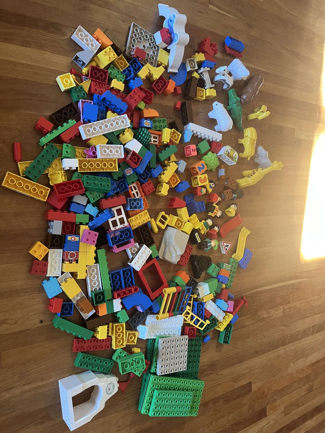 Large Block Lot with 2 Storage Bins