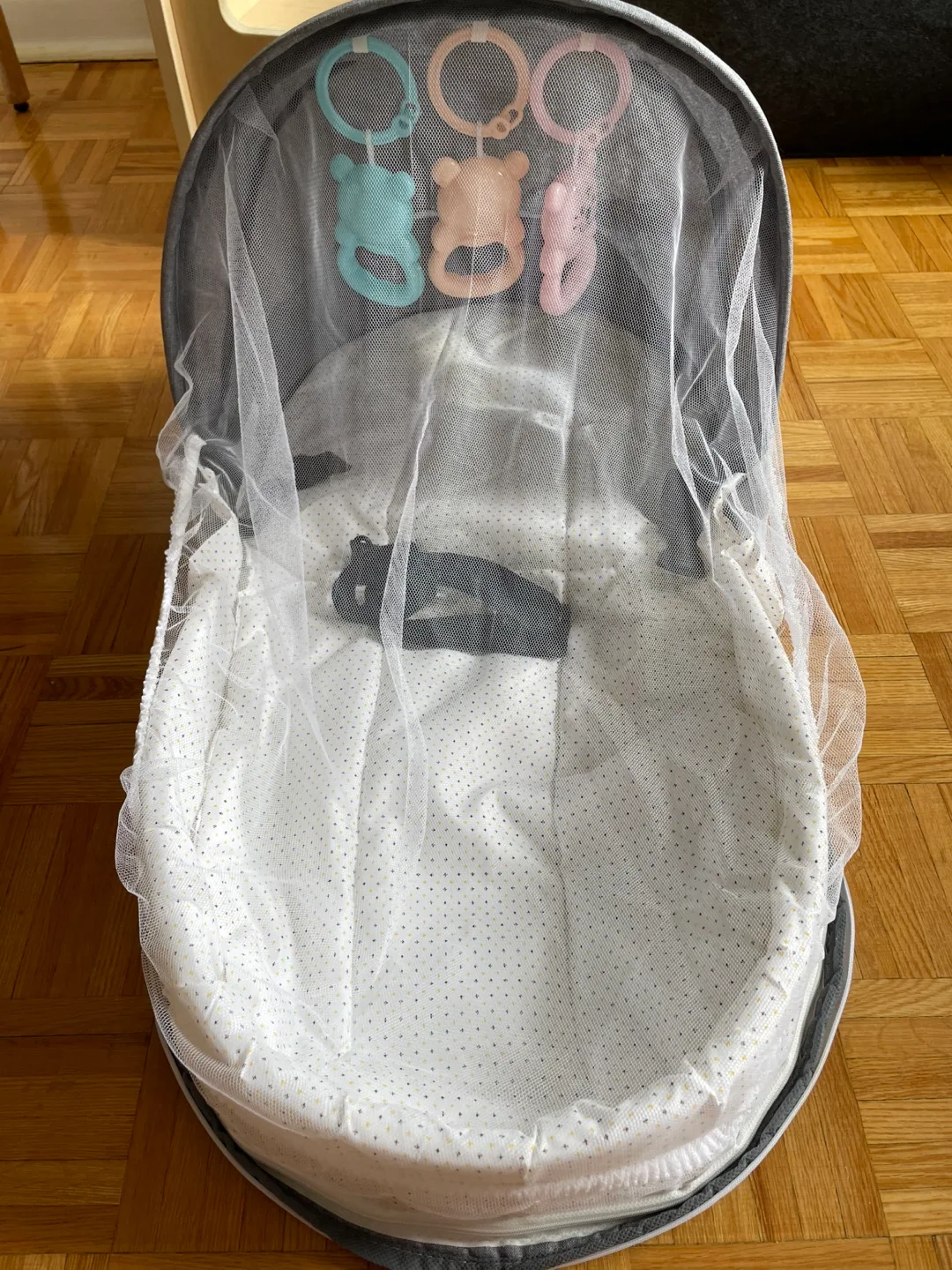 Portable Baby Bassinet with Mosquito Net thumbnail