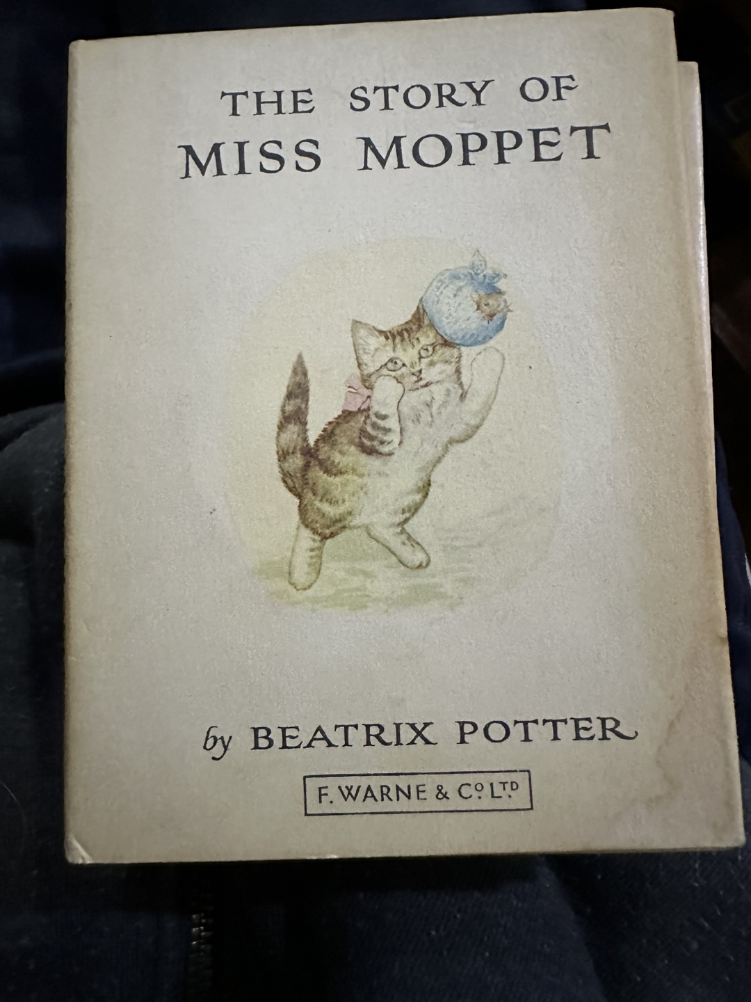 Vintage Beatrix Potter's The Story of Miss Moppet Book