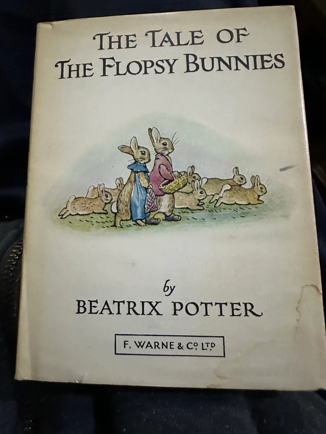 Vintage Beatrix Potter's The Tale of the Flopsy Bunnies Book thumbnail