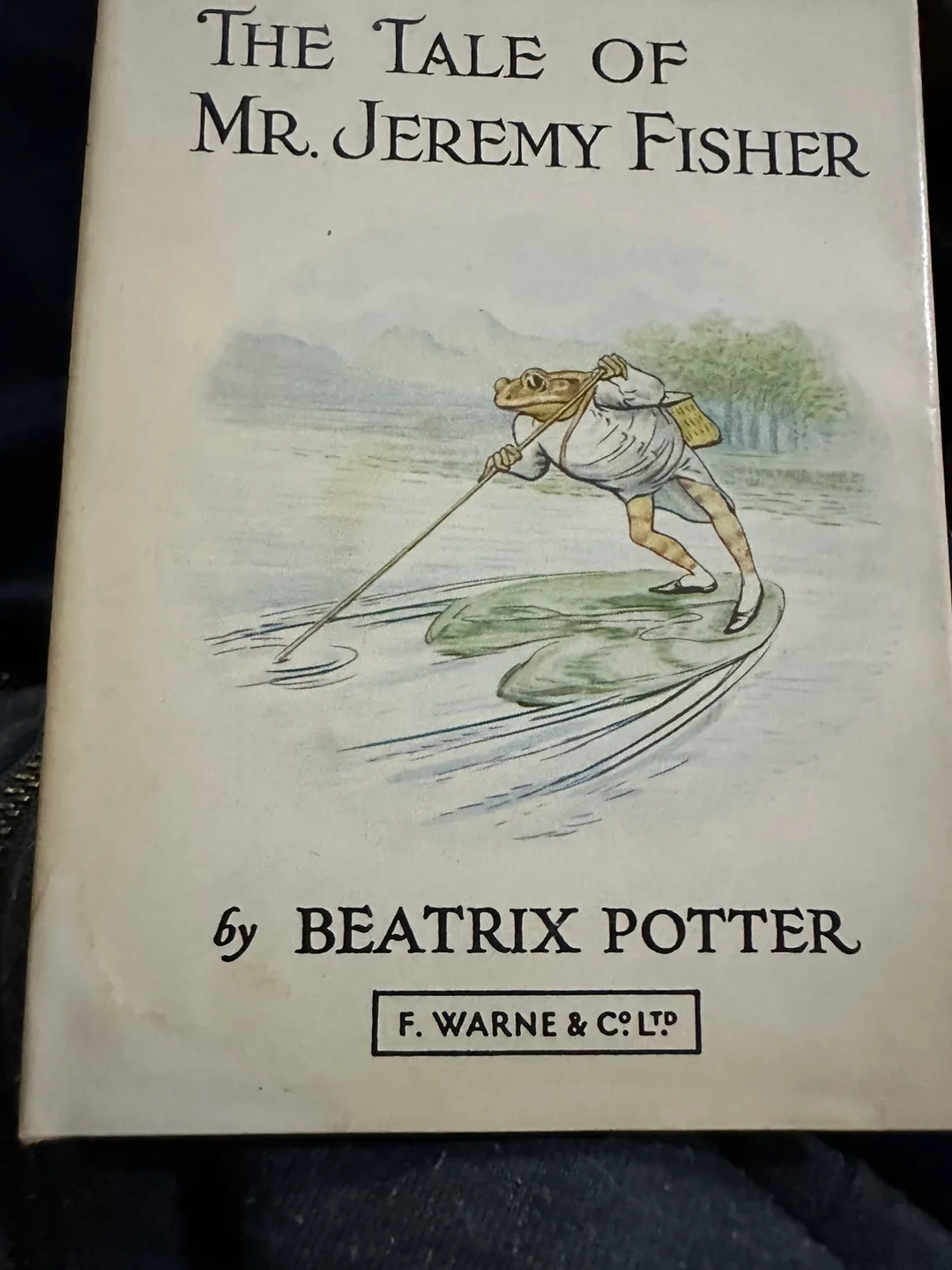 Vintage Beatrix Potter Book - The Tale of Mr. Jeremy Fisher thumbnail