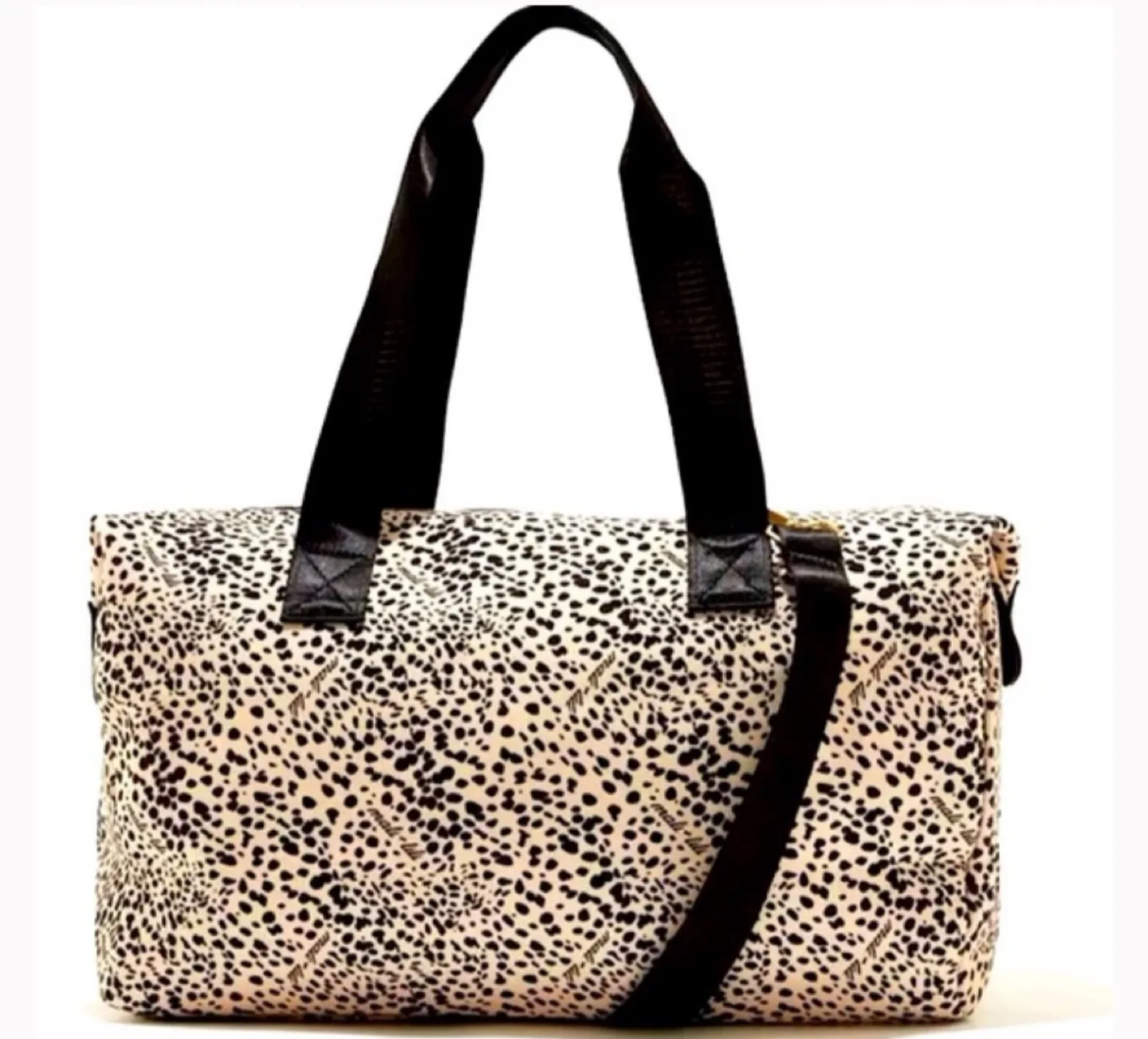 🍓 NEW w tags! REG $250 Mali + Lili XL Leopard Travel Hand Bag