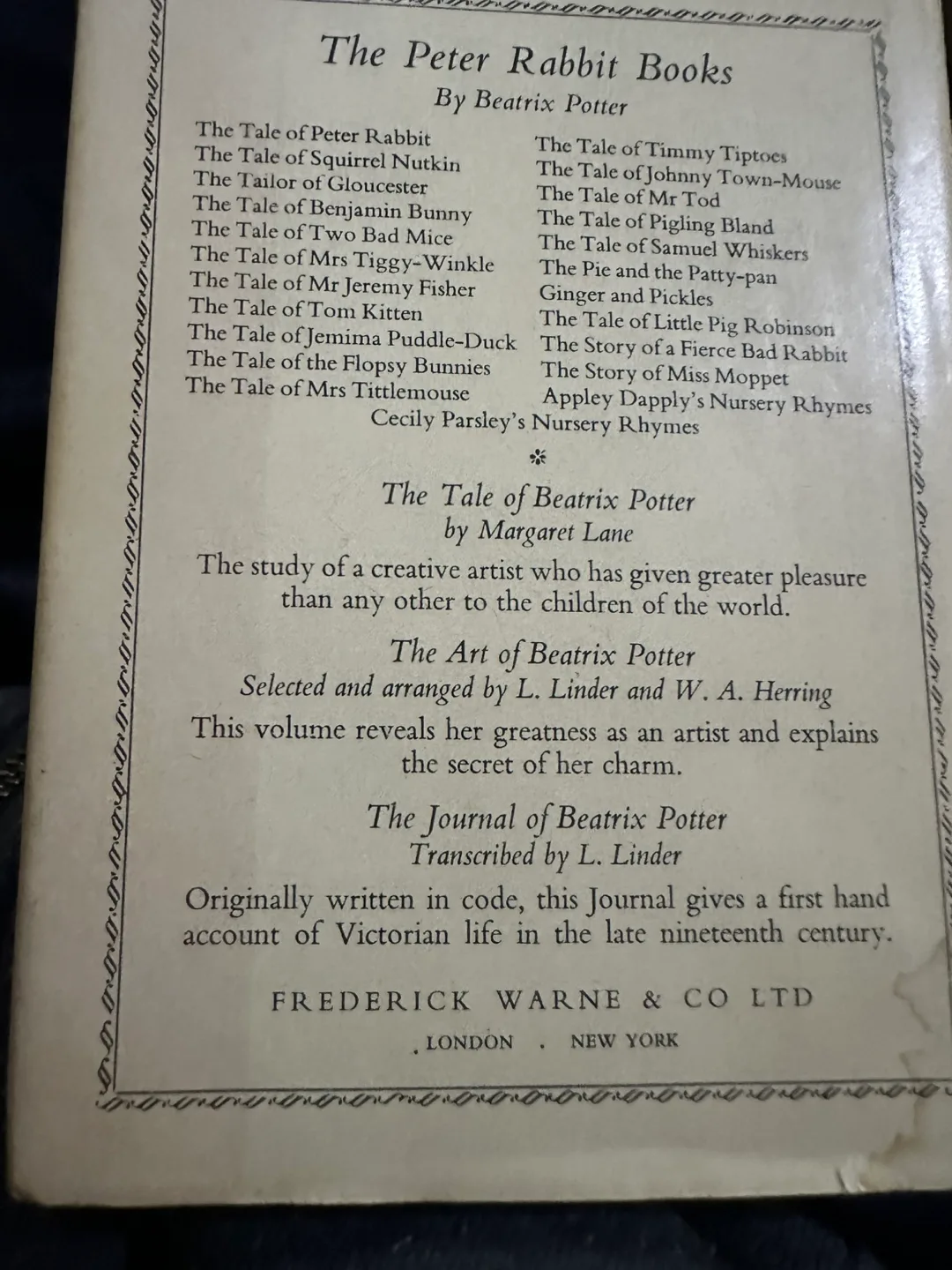 Vintage Beatrix Potter's The Tale of Little Pig Robinson image indicator(2)