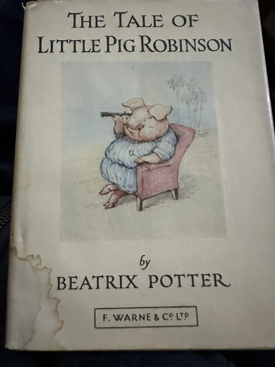 Vintage Beatrix Potter's The Tale of Little Pig Robinson thumbnail