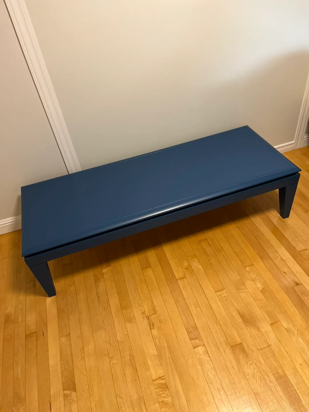 Long Dark Blue Coffee Table thumbnail