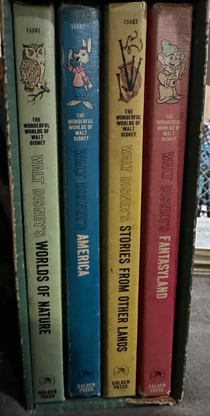 Vintage Walt Disney's Wonderful Worlds Book Set (4 Volumes) image indicator(3)