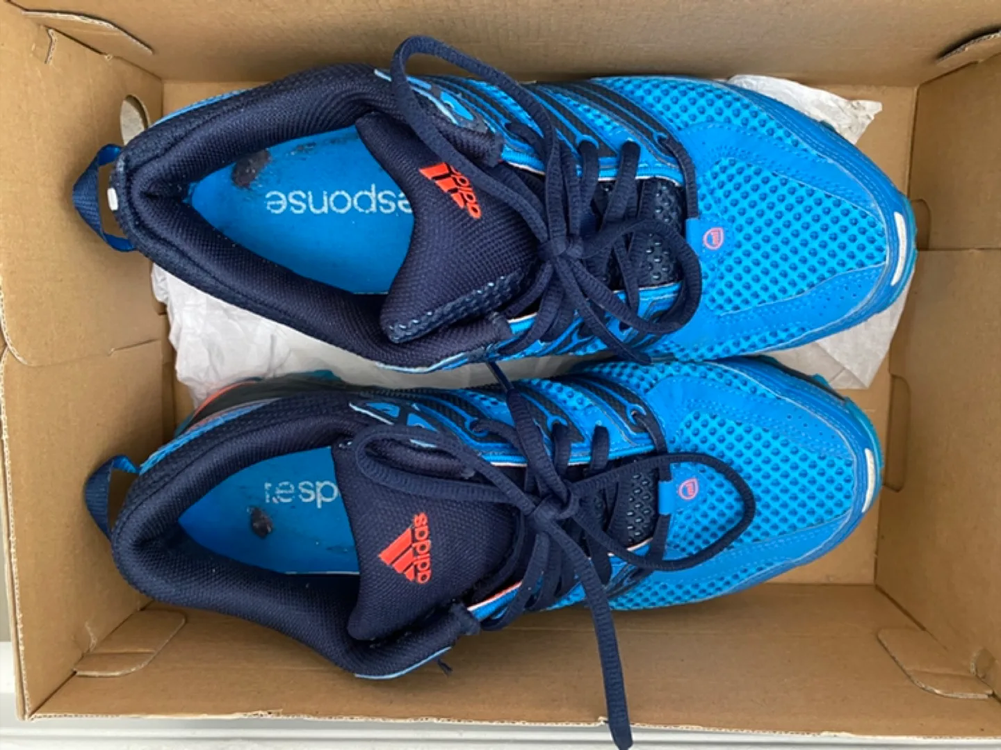Adidas Response Running Shoes - Blue/Navy thumbnail