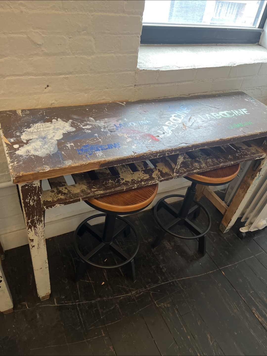 Vintage style school desks. (2) - photo 2