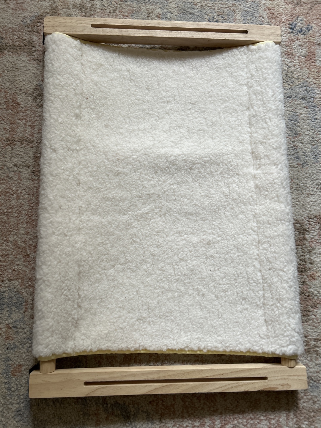 Handmade Cat Bed with Wooden Frame - photo 2