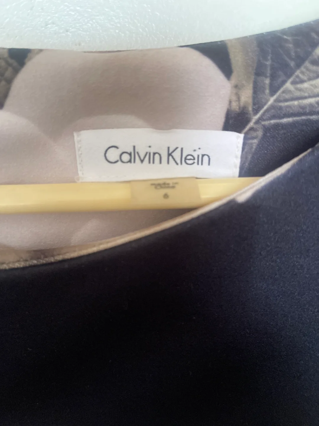 Calvin Klein Floral Bell Sleeve Dress image indicator(2)