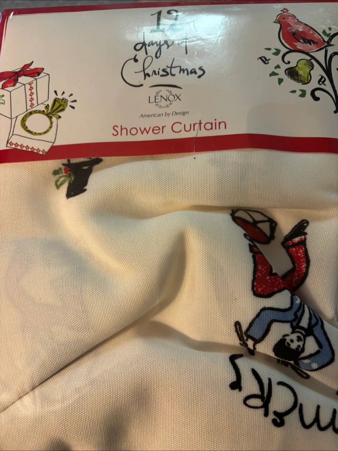 Lenox 12 Days of Christmas Shower Curtain thumbnail