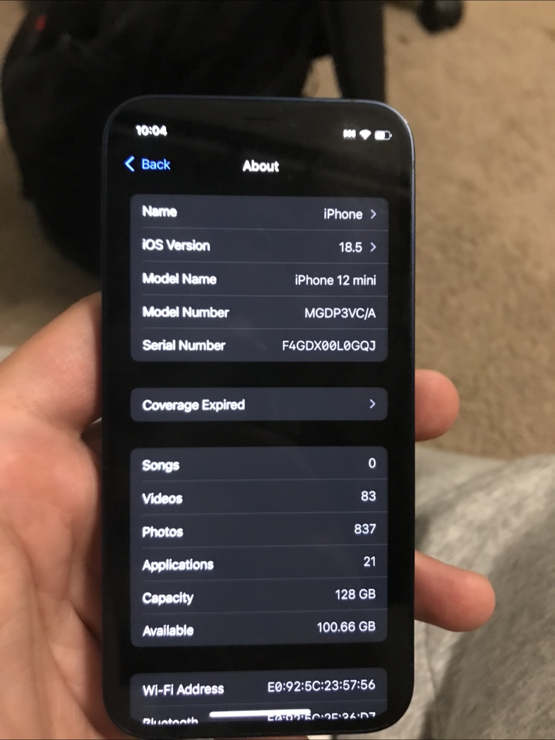 iPhone 12 mini - 128GB - Midnight Blue