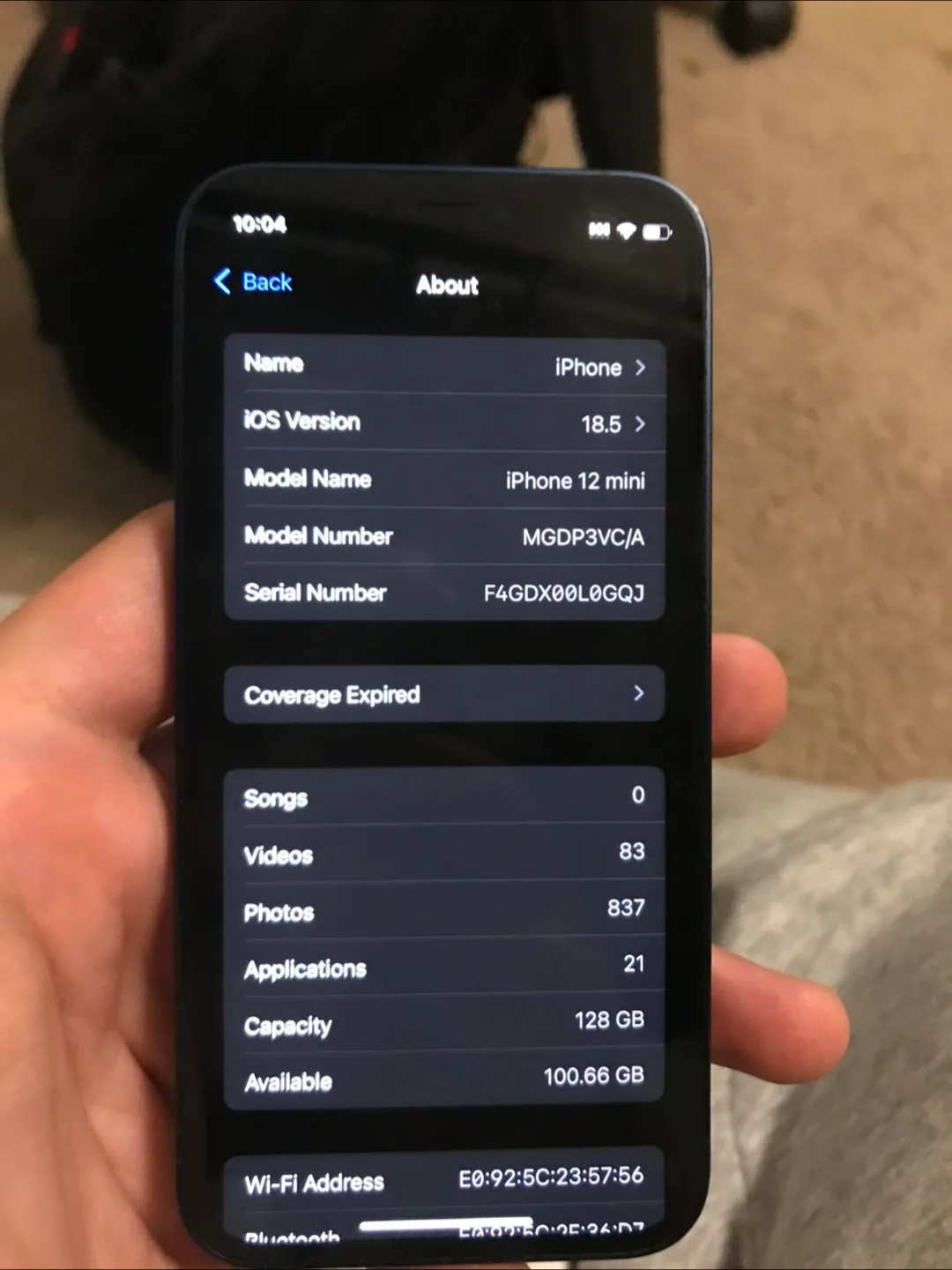 iPhone 12 mini - 128GB - Midnight Blue thumbnail