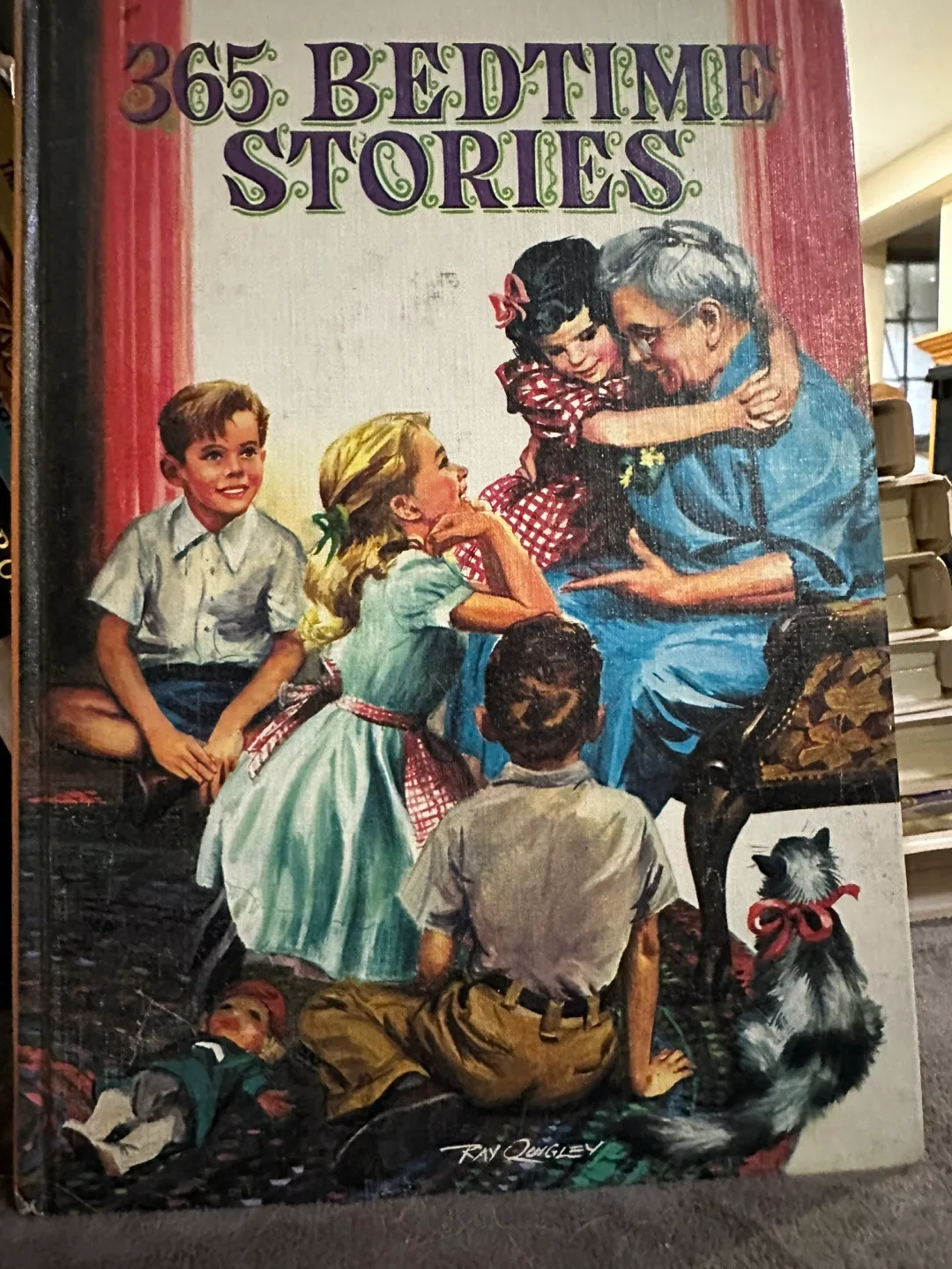 Vintage Whitman Publishing 365 Bedtime Stories Book thumbnail