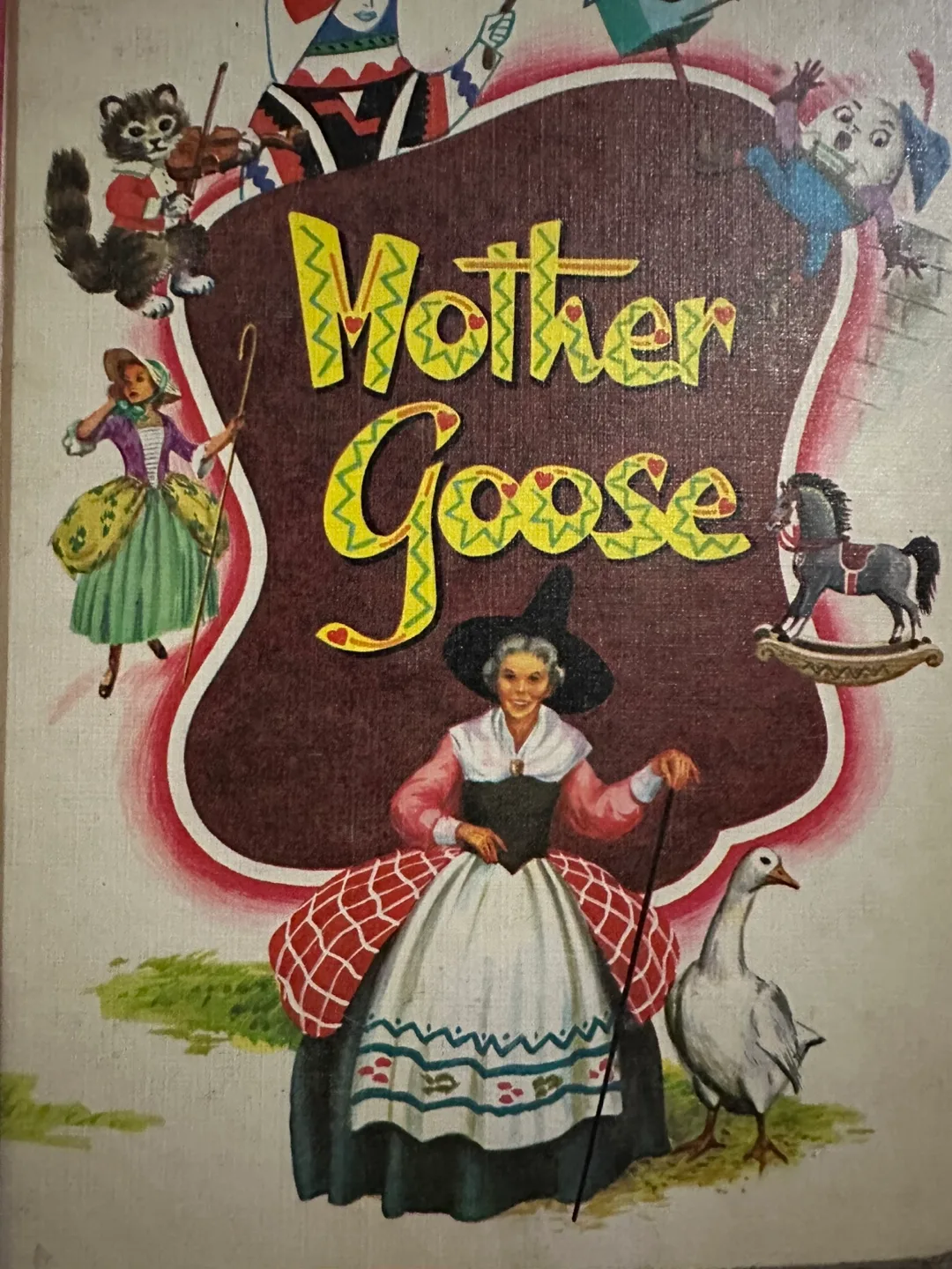 Vintage Whitman Mother Goose Children's Book thumbnail