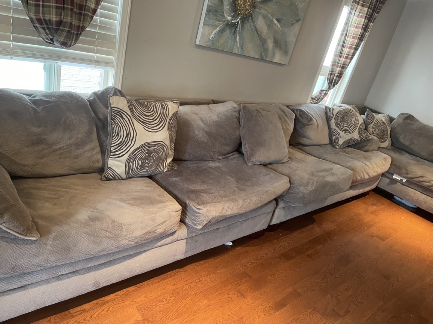 Grey Sectional Sofa - photo 3
