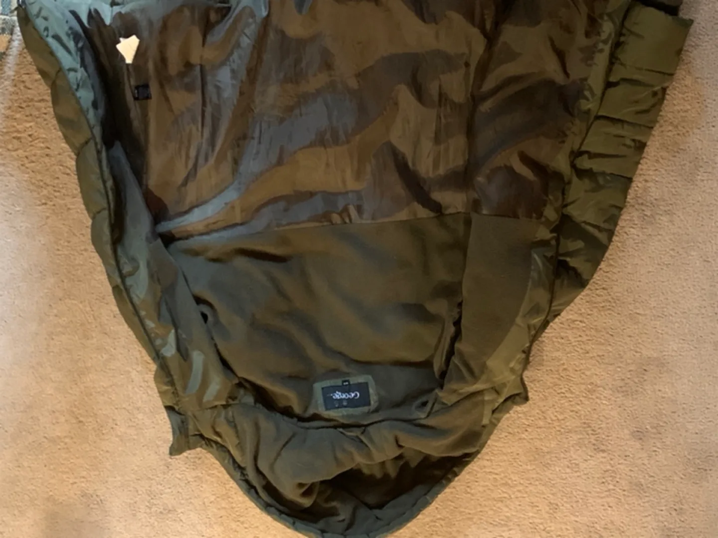 George Women's Olive Green Hooded Puffer Jacket - Size M image indicator(4)