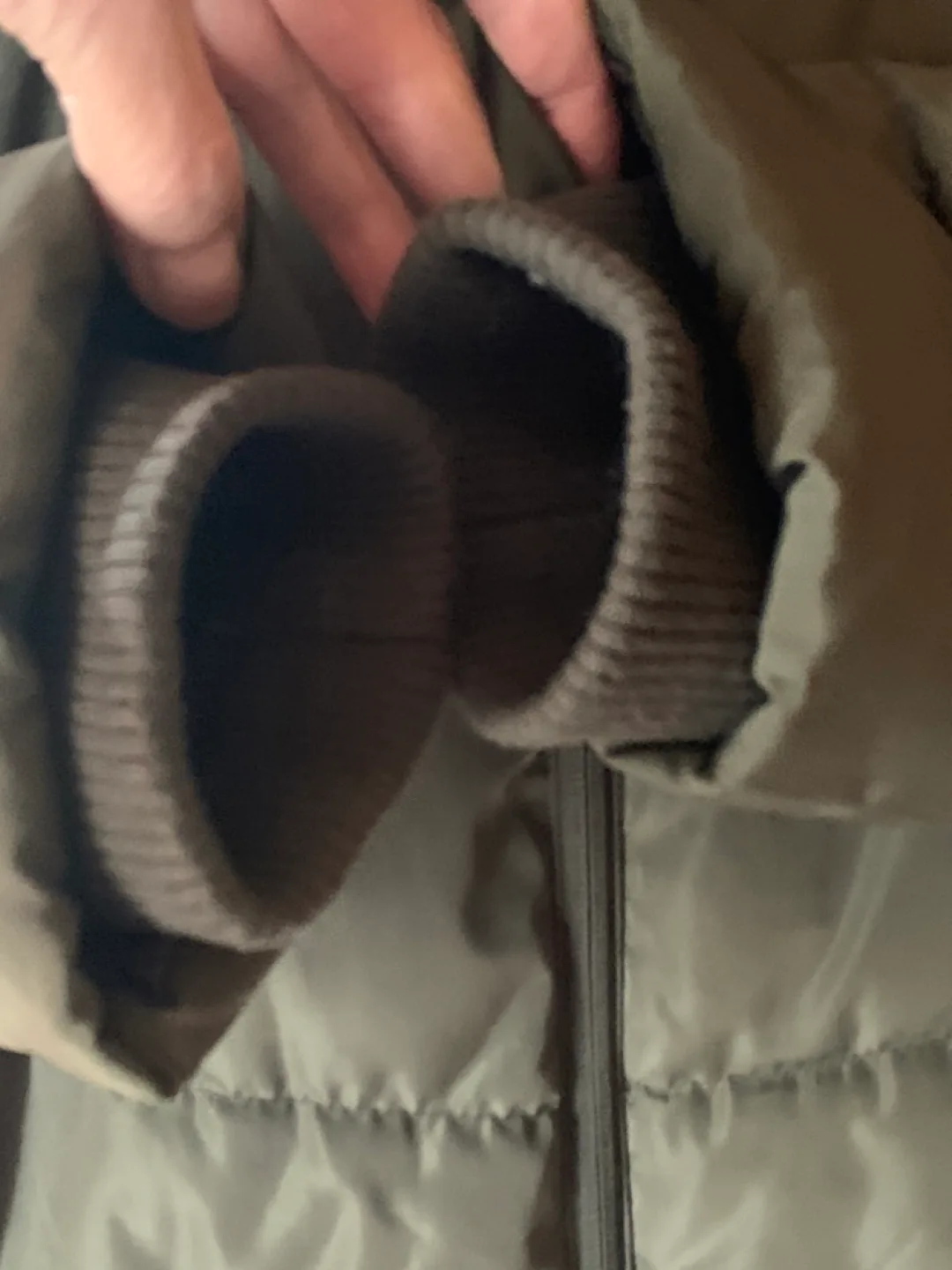 George Women's Olive Green Hooded Puffer Jacket - Size M image indicator(2)