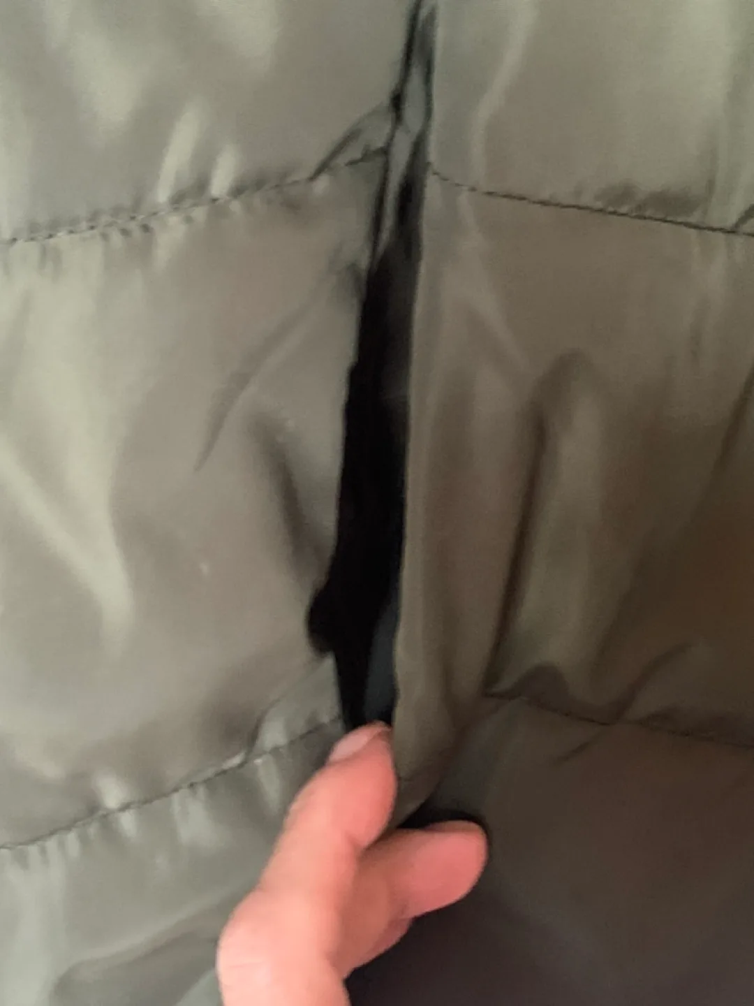 George Women's Olive Green Hooded Puffer Jacket - Size M image indicator(3)