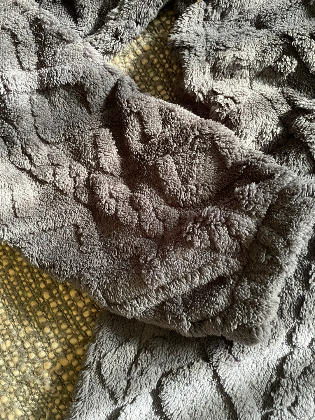 Cozy Dark Grey Fleece Pants image indicator(2)