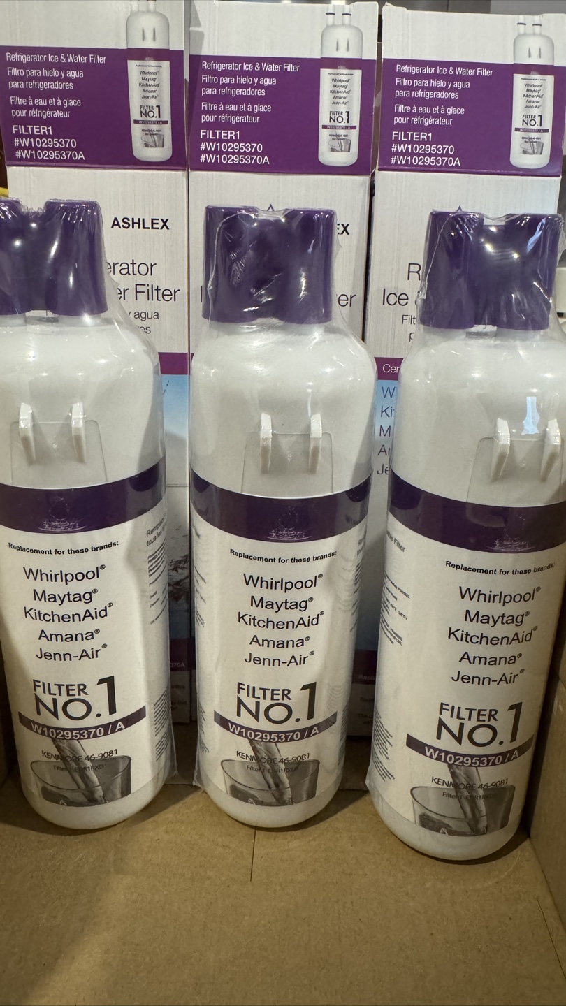 3x ASHLEX Refrigerator Ice & Water Filters W10295370A - photo 3