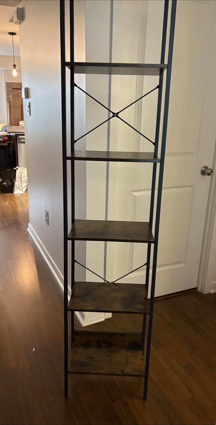 Tall 5-Shelf Storage Rack - Industrial Style - photo 4
