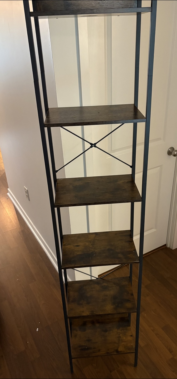 Tall 5-Shelf Storage Rack - Industrial Style - photo 3