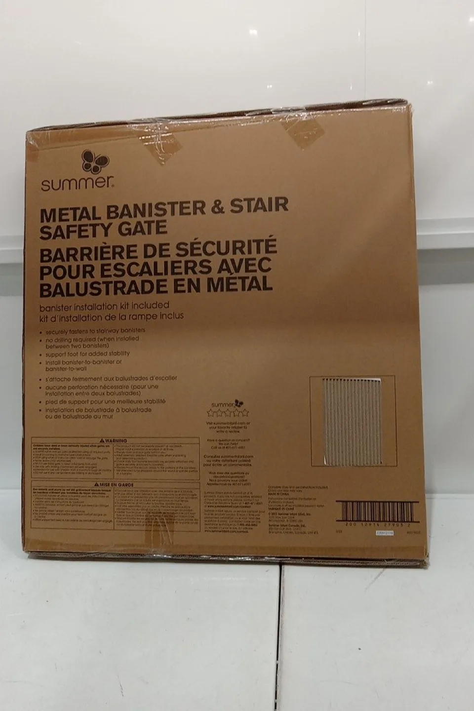 NEW Baby Gate / Pet Gate Summer Stair Safety image indicator(2)