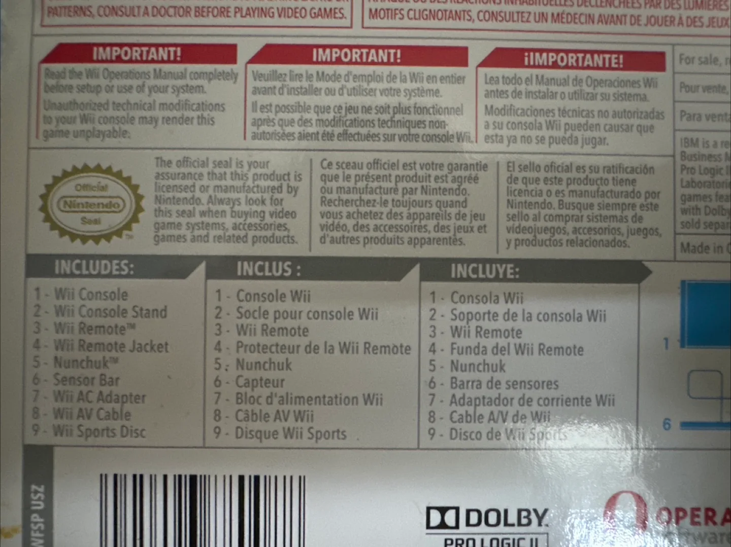 Nintendo Wii Console - White - Includes Wii Sports image indicator(3)