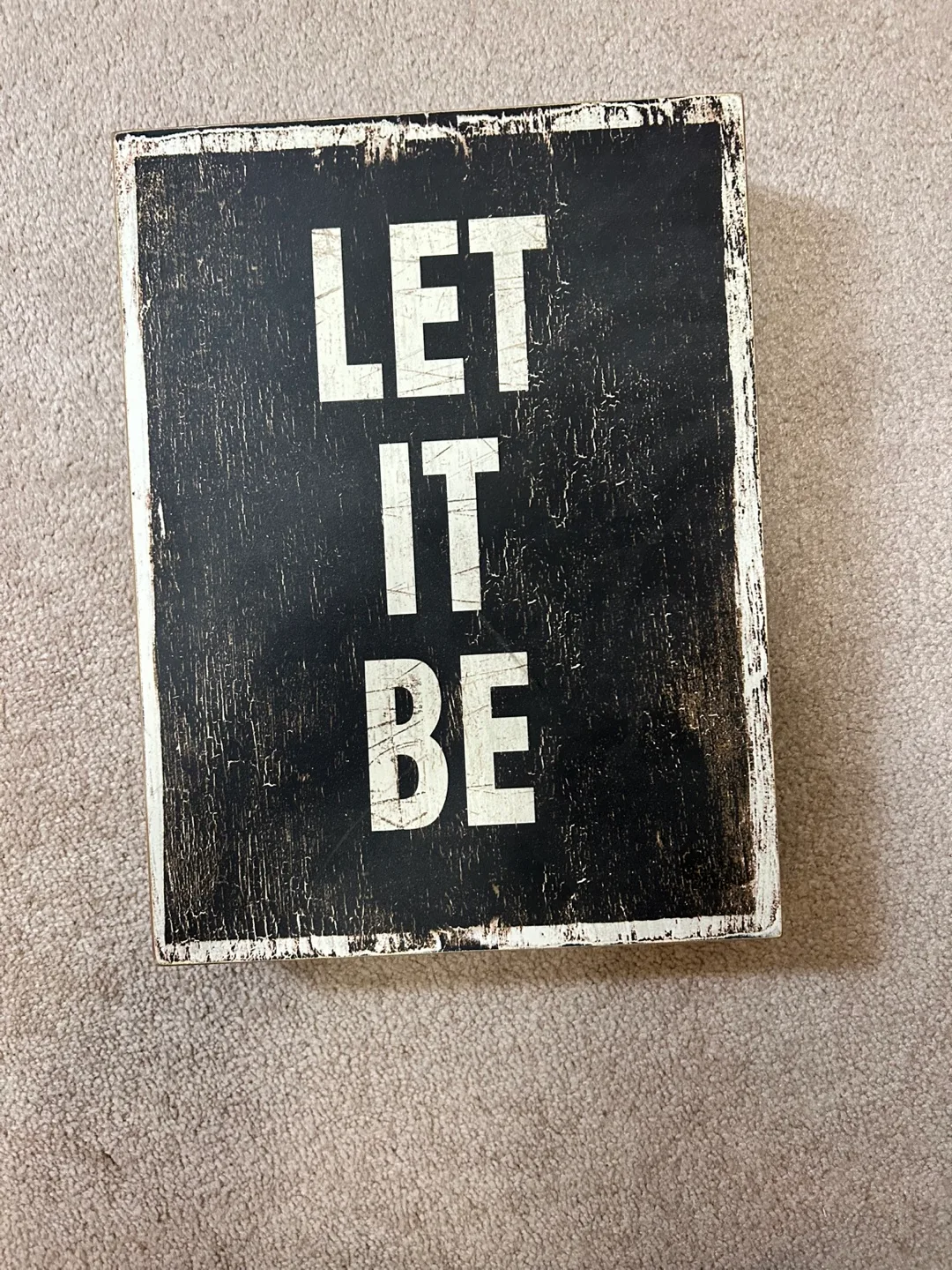 Let It Be Wooden Sign image indicator(2)