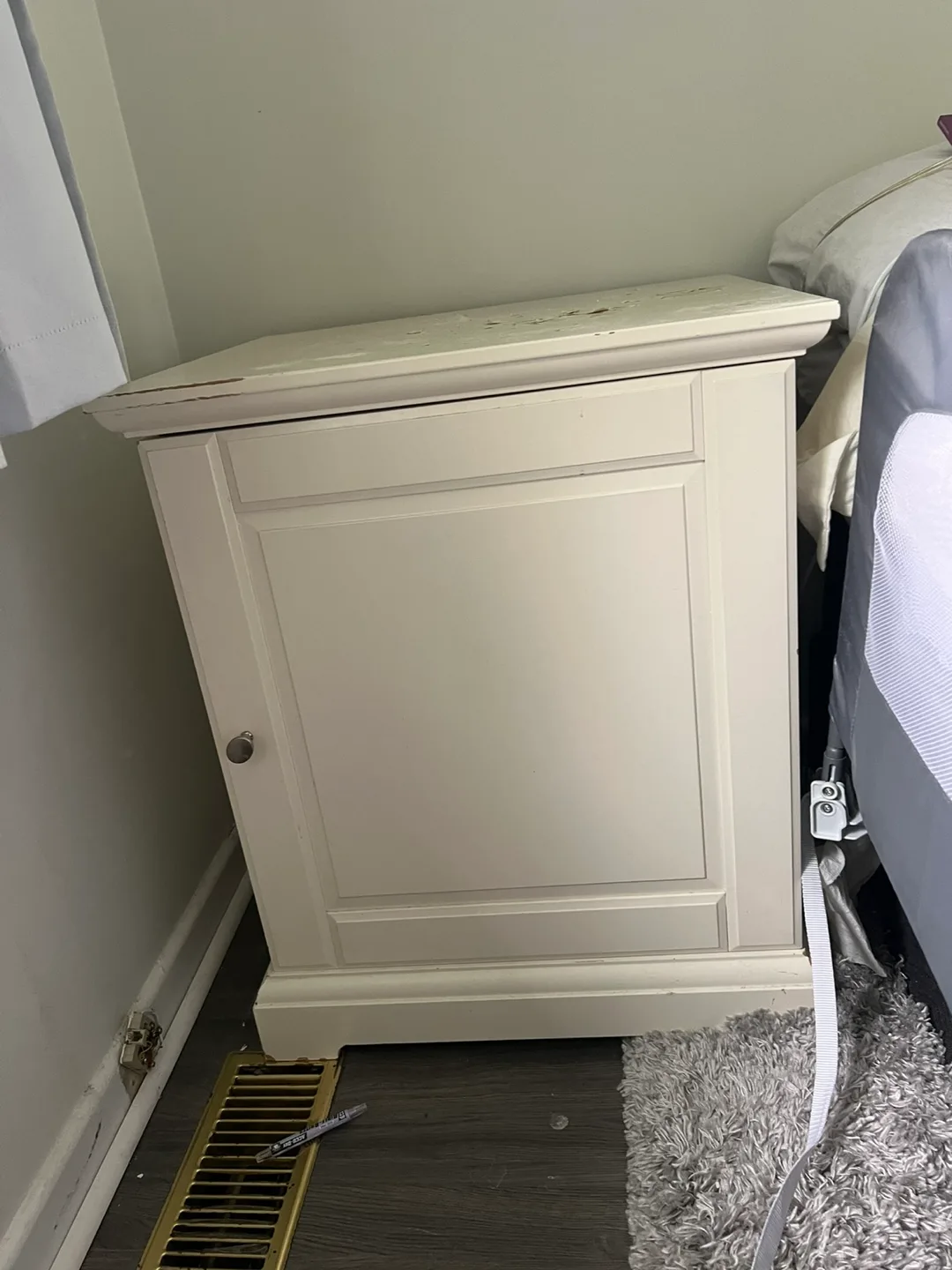 IKEA 2 White Wooden Cabinet with One Door sell both for $50 thumbnail