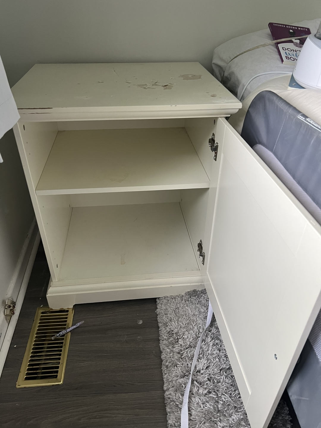 IKEA 2 White Wooden Cabinet with One Door sell both for $50 - photo 2