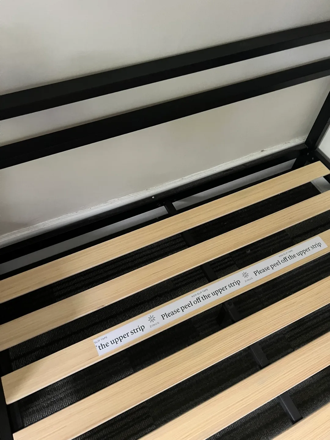 Black Metal Platform Double Bed Frame image indicator(3)