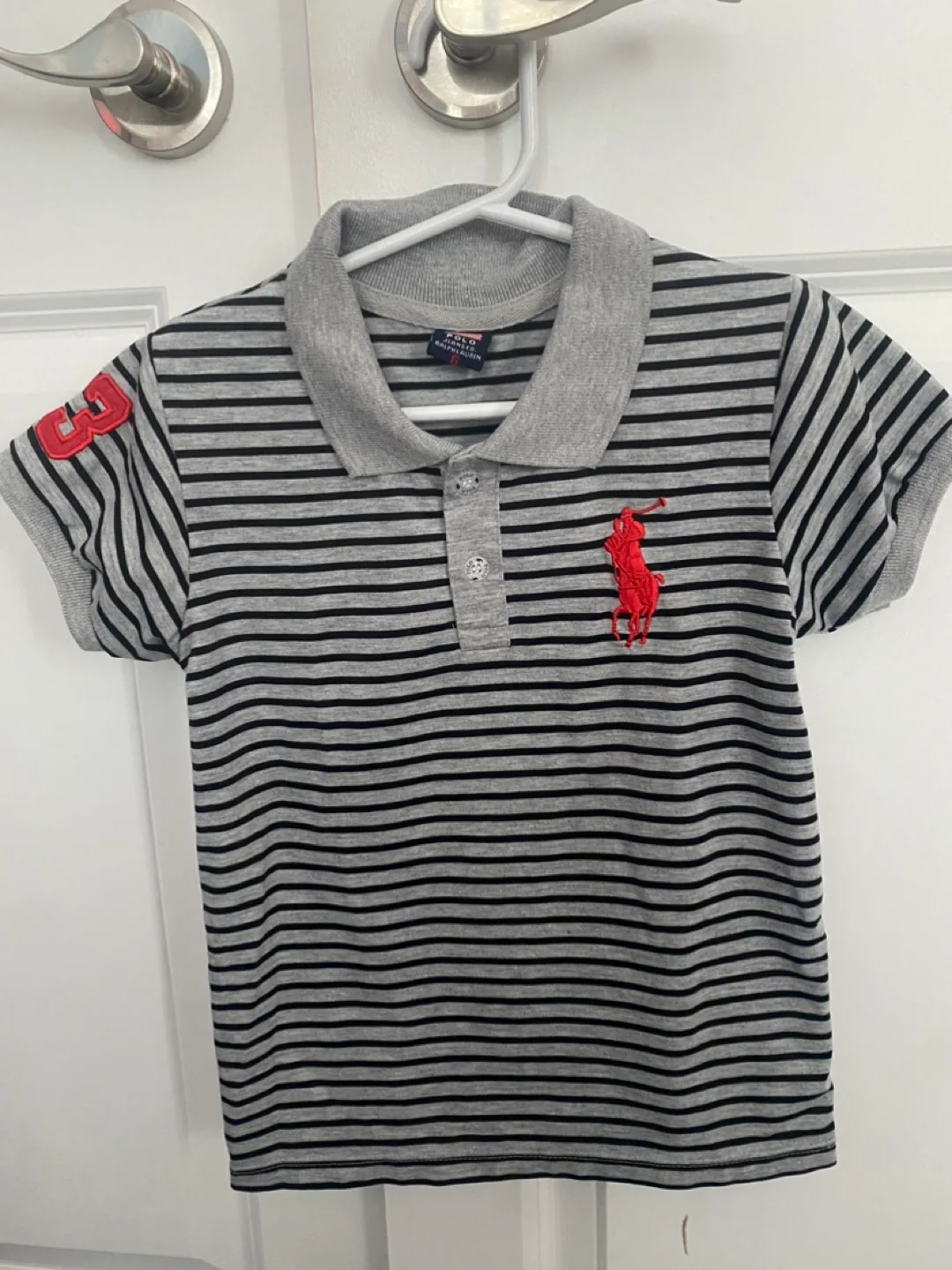 Polo Ralph Lauren Boys' Size 6 Striped Polo Shirt thumbnail