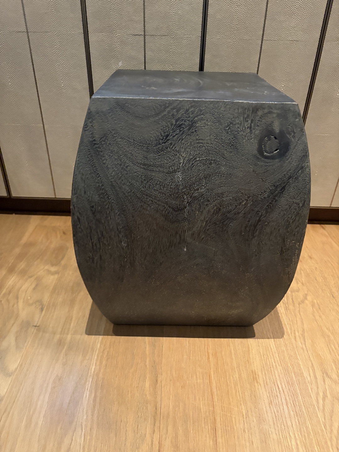 RH Unique Dark Wood Accent Table