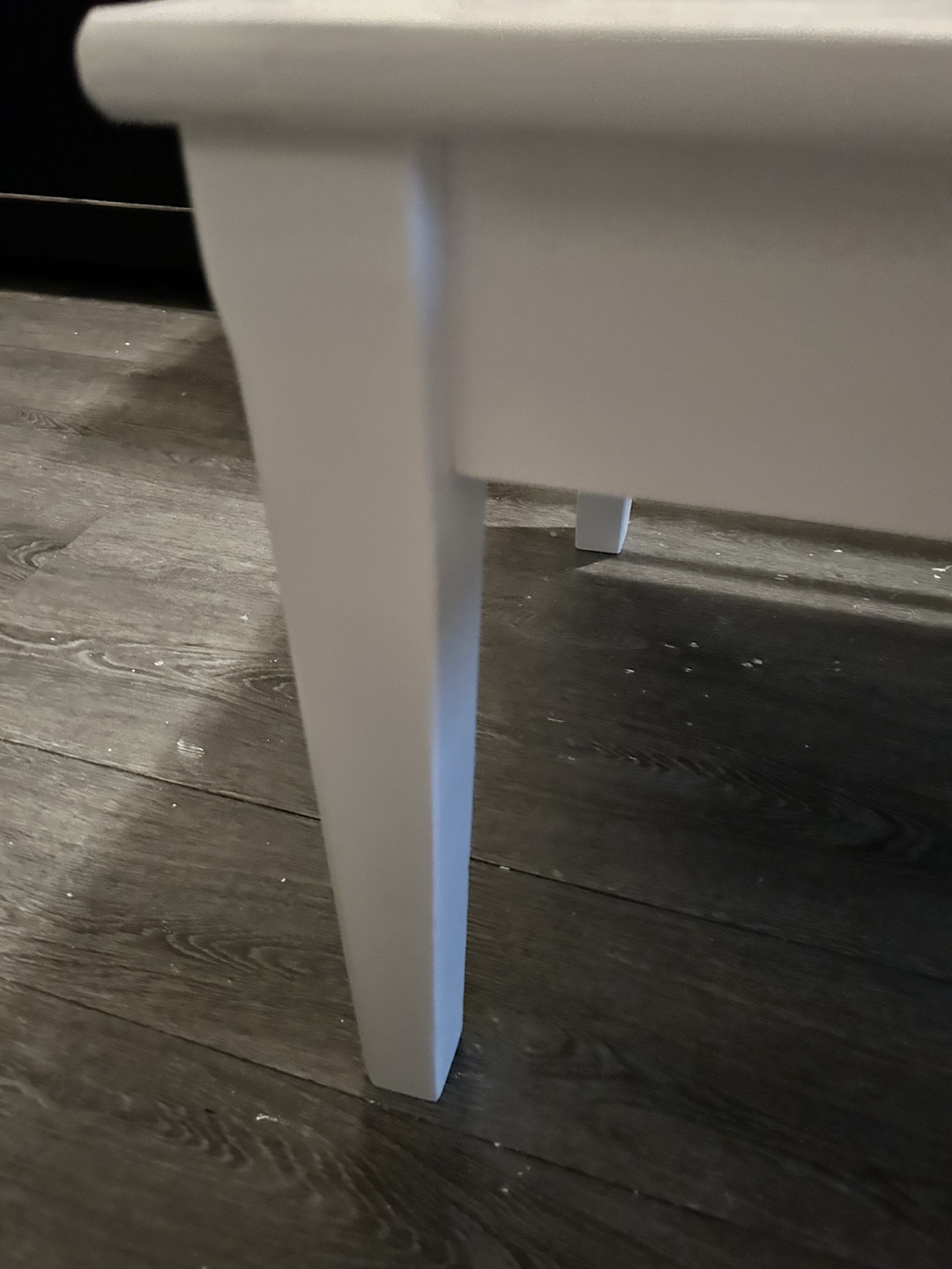 White Coffee Table with Drawer - photo 4