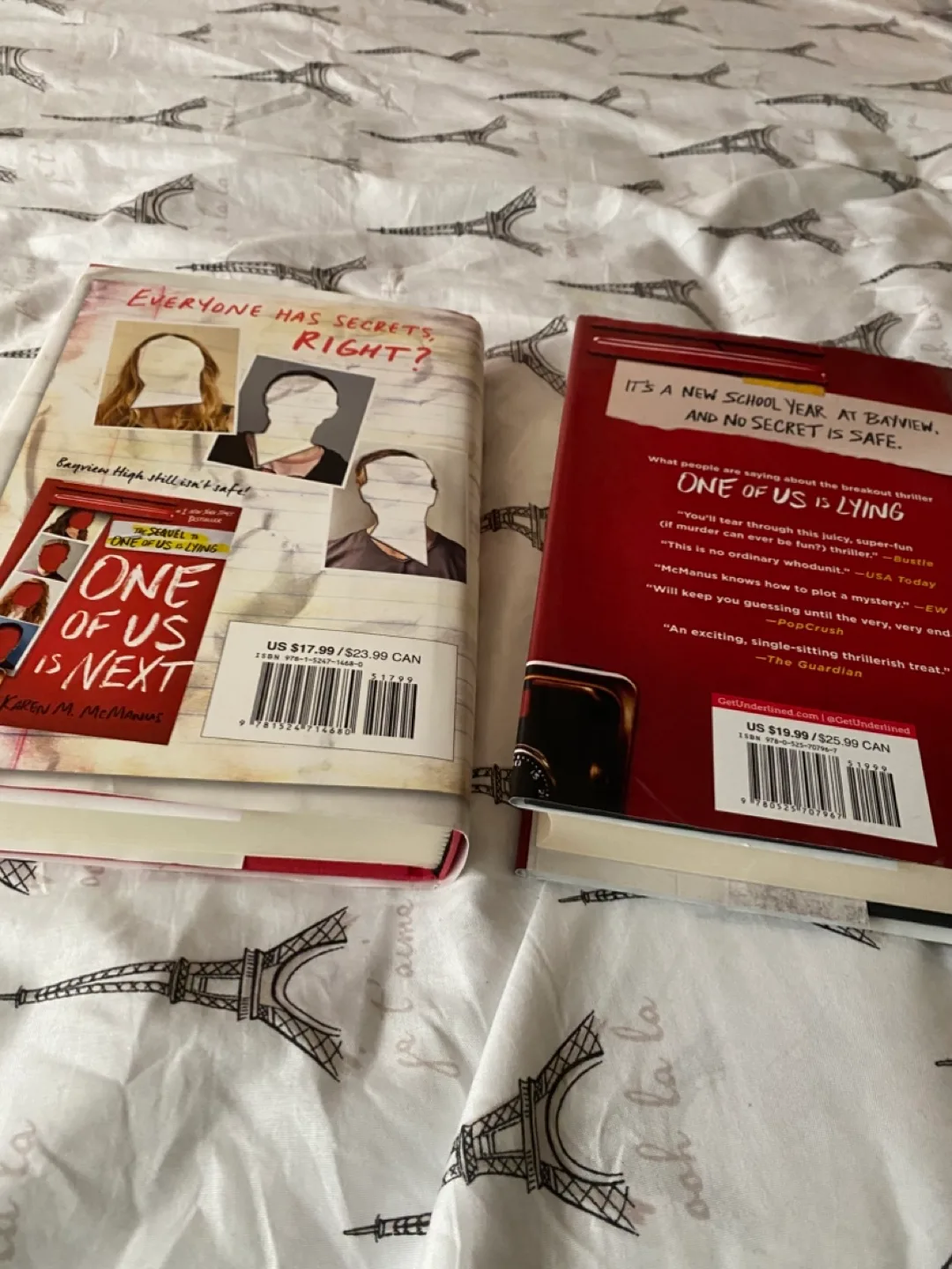 New Hardcover One of us is lying Book 1 and 2  ( 2 for $15) image indicator(3)