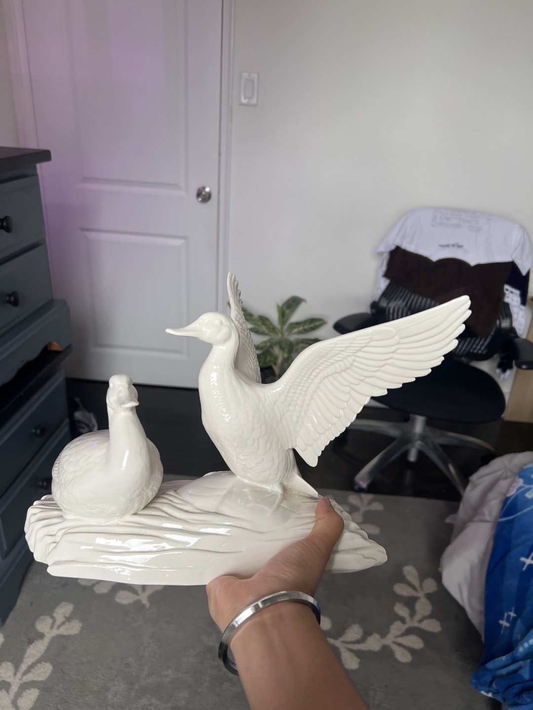 #freecycle Vintage Ceramic Bird Figurine