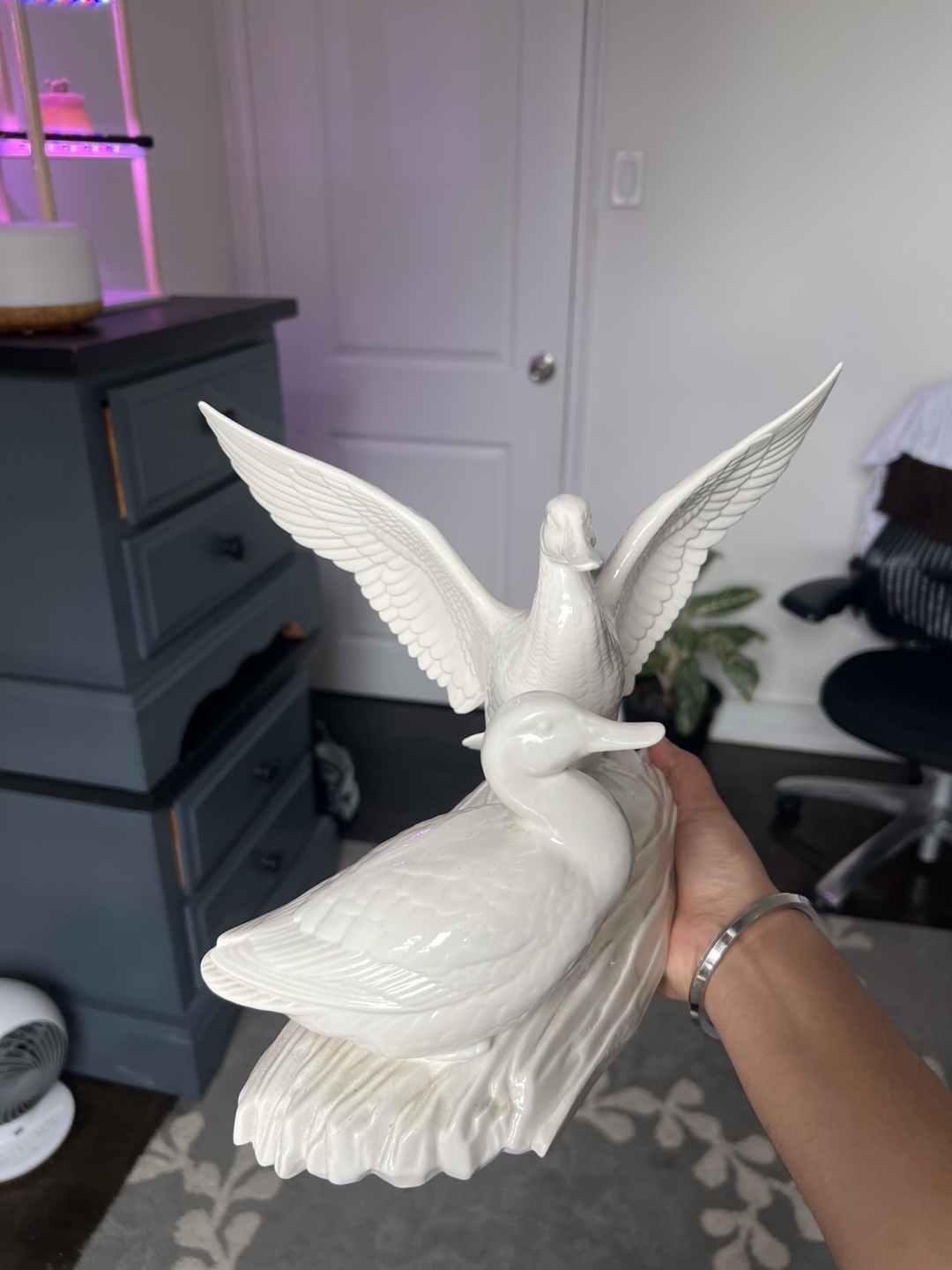 #freecycle Vintage Ceramic Bird Figurine - photo 2