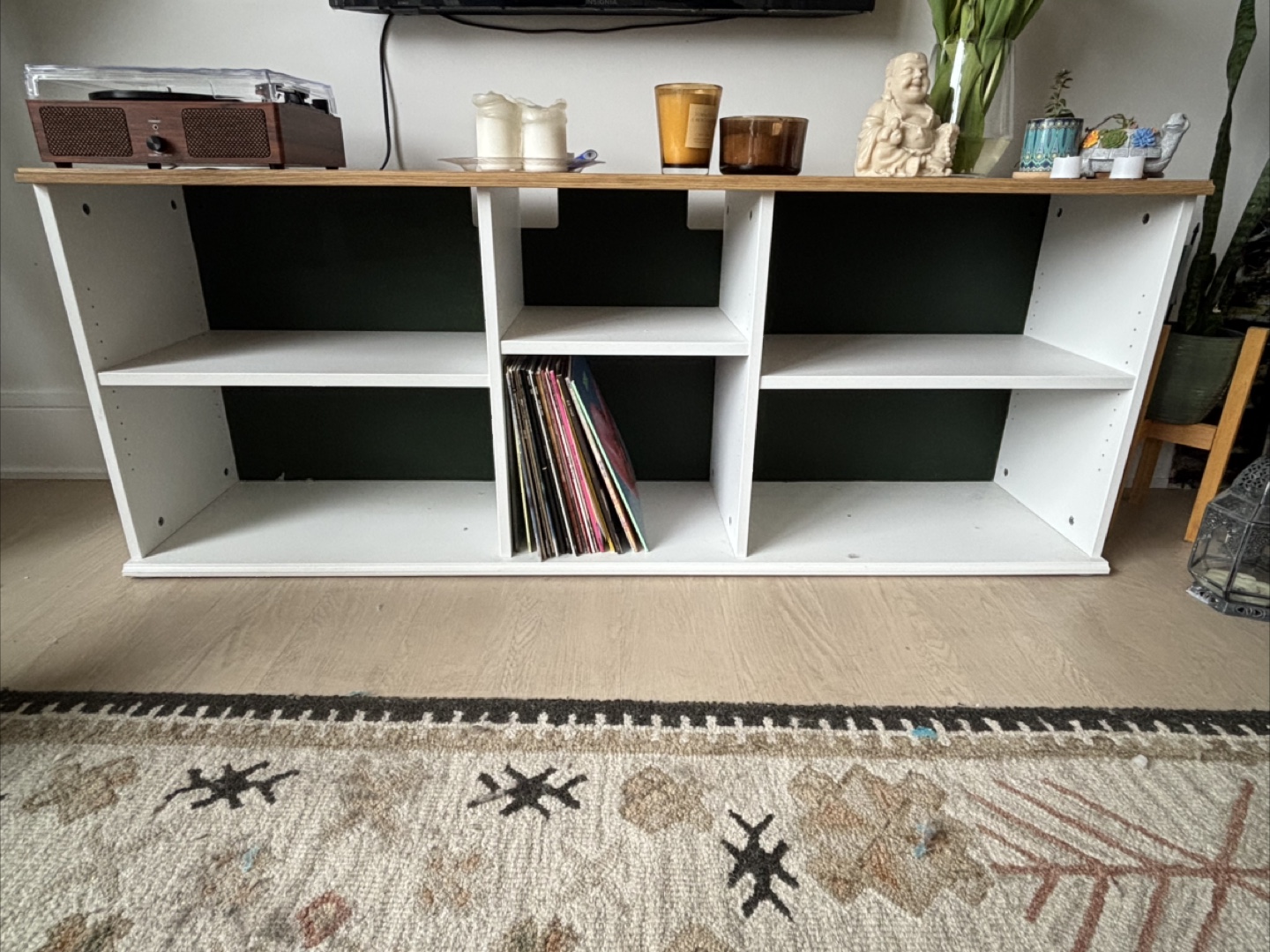 Mid-Century Modern Record Storage Cabinet