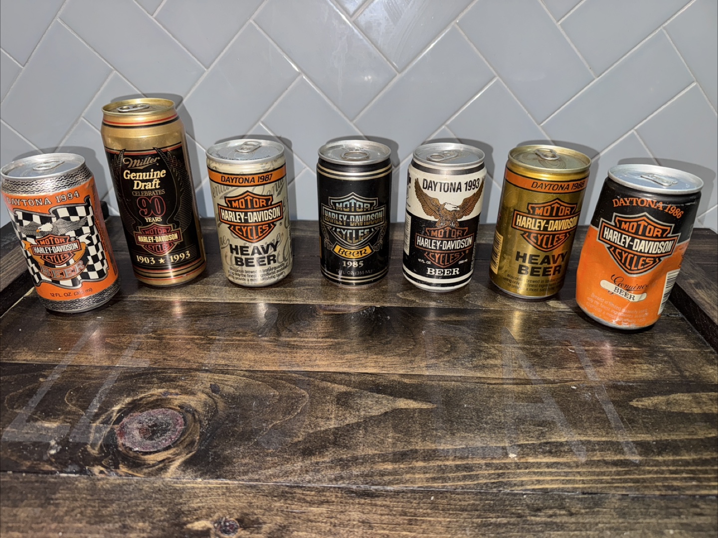#freecycle Vintage Harley-Davidson Daytona Beer Cans Collection - photo 5
